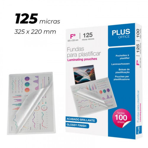 Fundas para Plastificar Folio Plus...