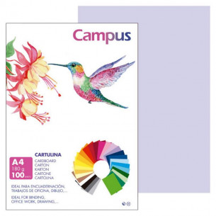 Cartulina A4 Lila 180 g 100...