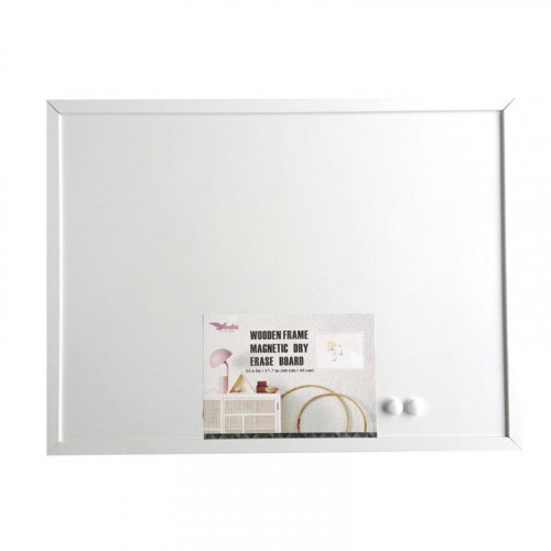 Pizarra Blanca Magnética 60x45 cm