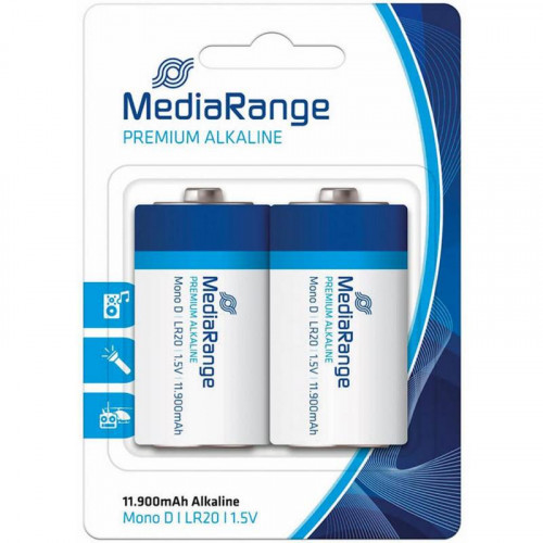Pilas Alcalinas MediaRange Mono D...