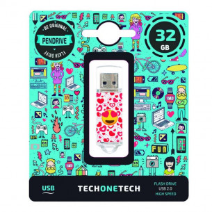 Pendrive Tech1Tech 32 GB Heart