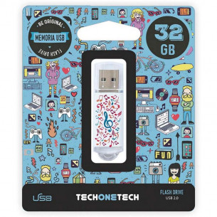 Pendrive Tech1Tech 32 GB Music
