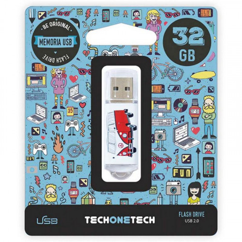 Memoria USB Tech1Tech 32 GB Camper