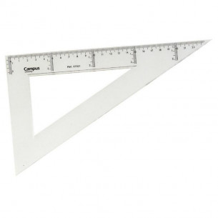 Cartabón de Plástico 25 cm