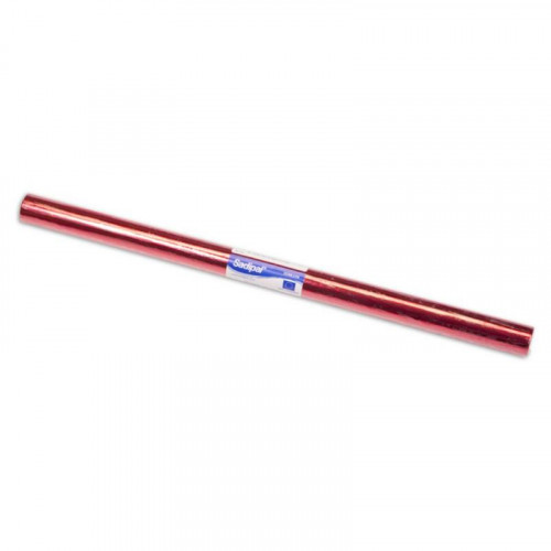 Rollo de Papel Celofán Perforado Rojo