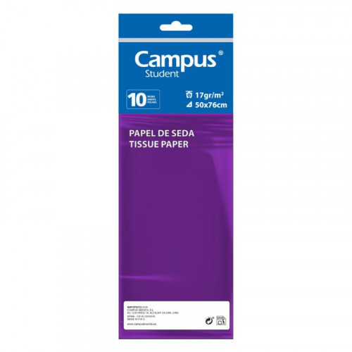 Papel Seda 10 Hojas Violeta