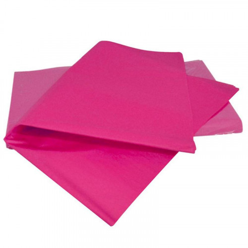 Papel de Seda Rosa Oscuro 25 Hojas