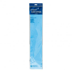 Papel Crepón 50x200 cm Azul...