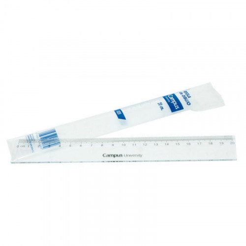 Regla Campus de Plástico 20 cm