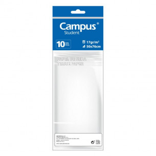 Papel de Seda 10 Hojas Blanco
