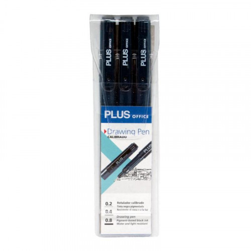 Rotulador Calibrado Plus Office Negro...