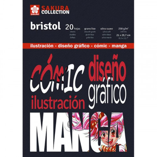Bloc de Dibujo A4 Manga