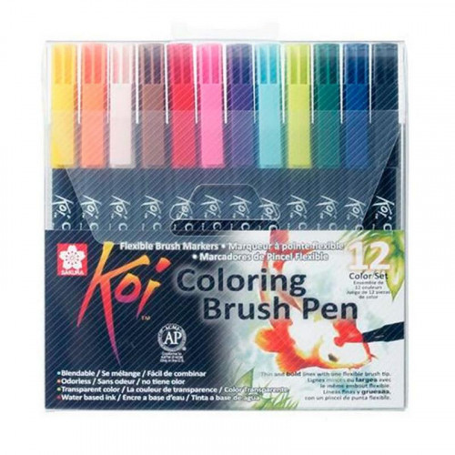 Rotulador Sakura Koi Manga 12 Colores...
