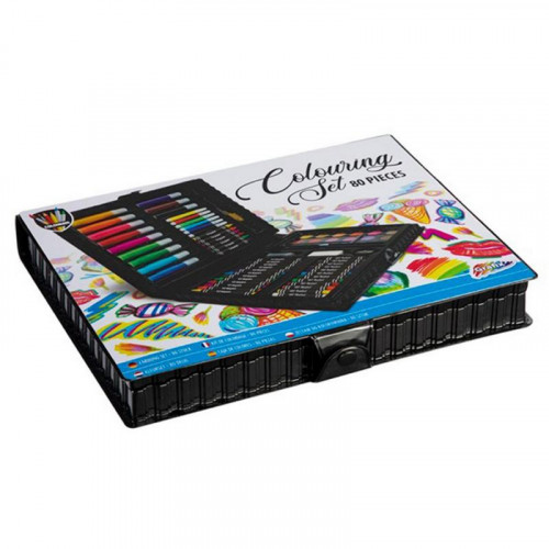 Estuche de Dibujo Grafix de 80 Piezas