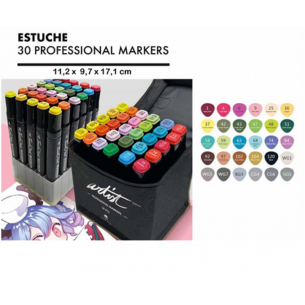 Estuche Artis Negro 30 AB-0730