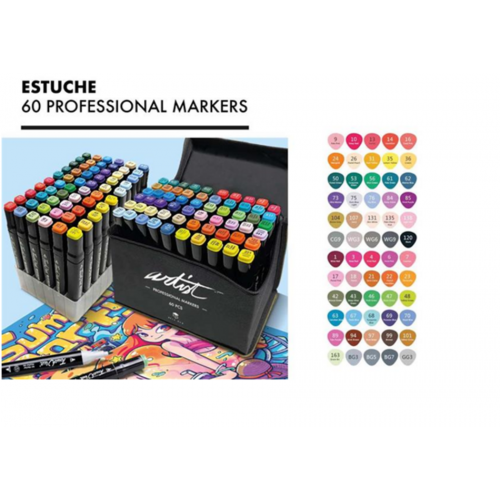 Estuche Artis Negro 60 AB-0760