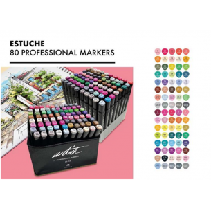 Estuche Artis Negro 80 AB-0780