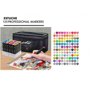 Estuche Artis Negro 120...