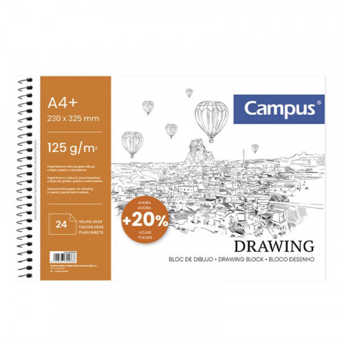 Bloc de Dibujo Campus A4 24 Hojas 125...
