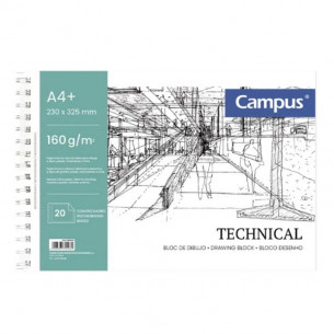 Bloc de Dibujo Campus A4 20...