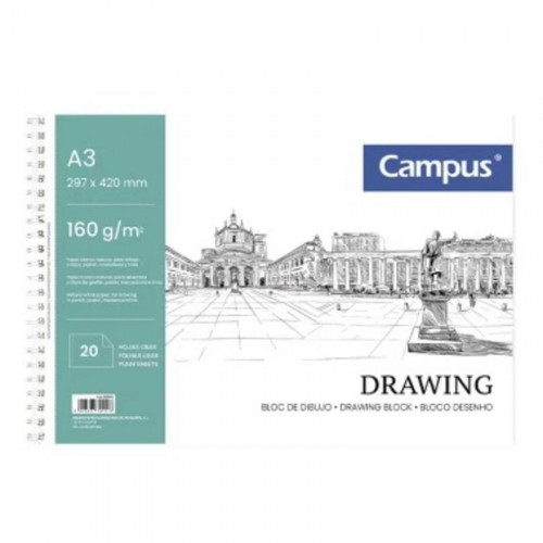 Bloc de Dibujo Campus A3 20 Hojas 160...