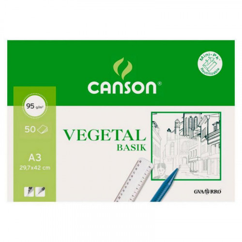 Bloc Vegetal A3 50 Hojas 0400713