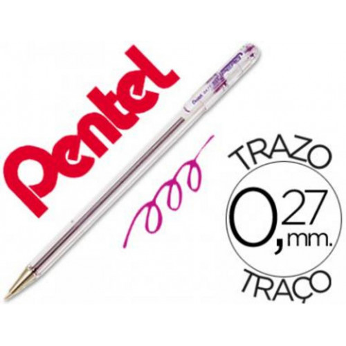 Bolígrafo Pentel BK-77 Violeta