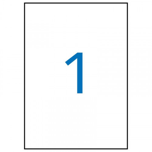 Etiquetas Removibles 210x297 mm DIN A4