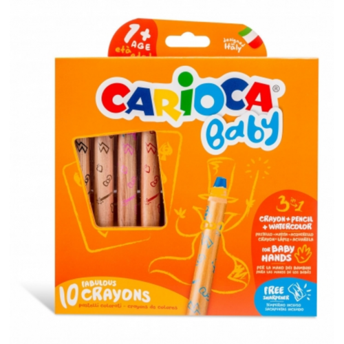 Cera Carioca Baby 3 en 1 con 10 Unidades