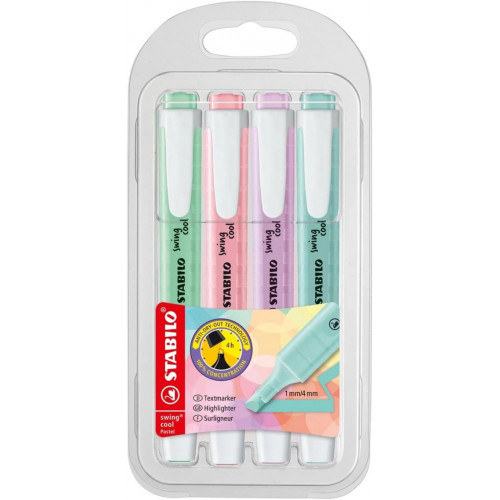 Estuche de 4 Marcadores Fluorescentes...