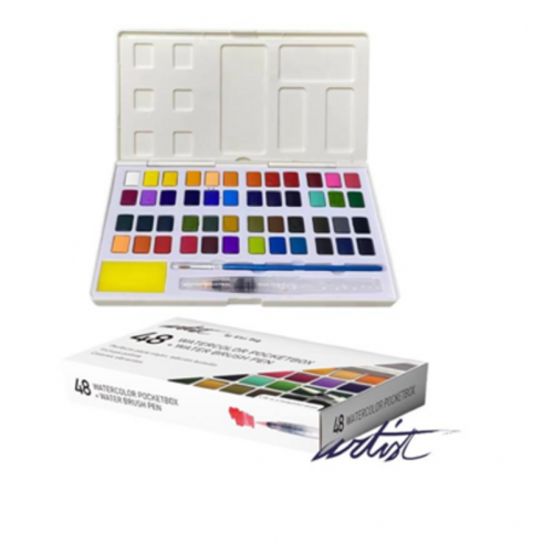 Caja de 48 Acuarelas POCK.AB-0448