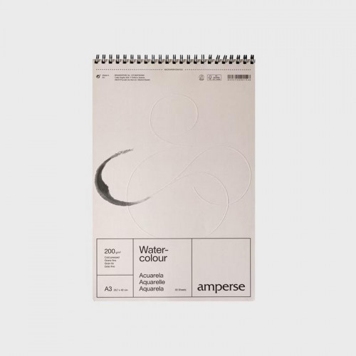 Cuaderno de Acuarela A3 Amperse