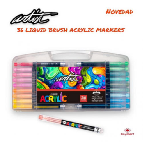 Estuche maletín acrílicos AB-0666