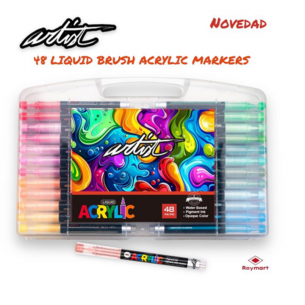 Estuche maletín acrílicos...
