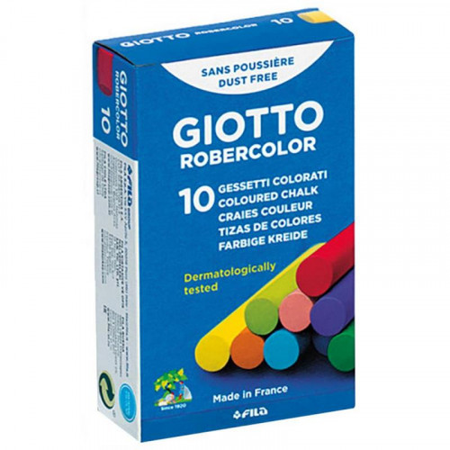 Tiza de Color Robercolor con 10 Unidades