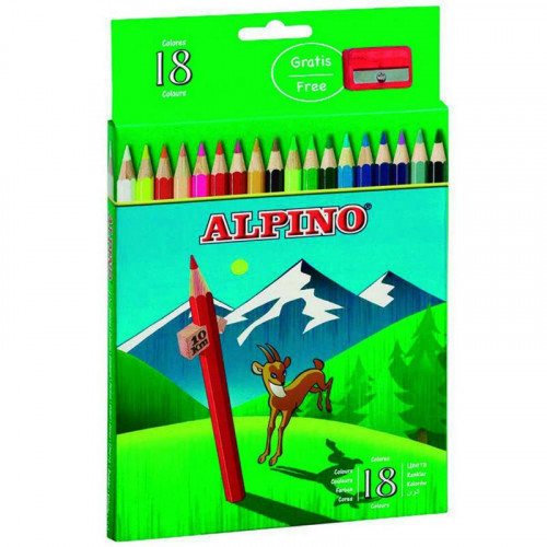 Creyones Alpino 18 Largos