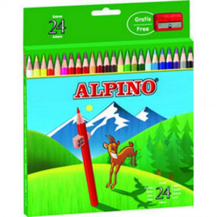 Creyones Alpino 24 Unidades...