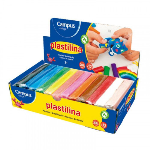 Plastilina Surtida 12 Colores