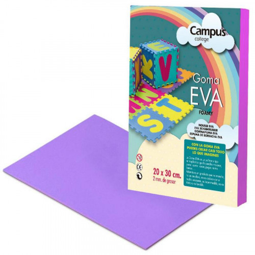 Goma EVA Campus A4 Morado
