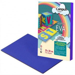 Goma EVA Campus A4 Azul...