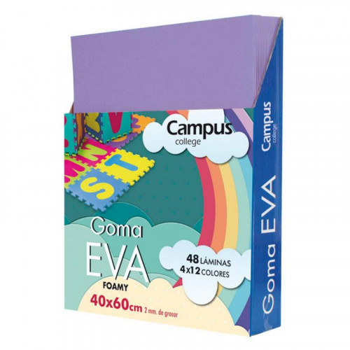 Goma EVA Campus 40x60 cm Morado