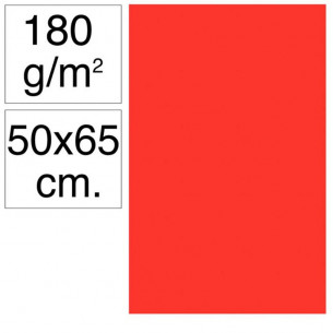 Cartulina 50x65 cm 180 g...