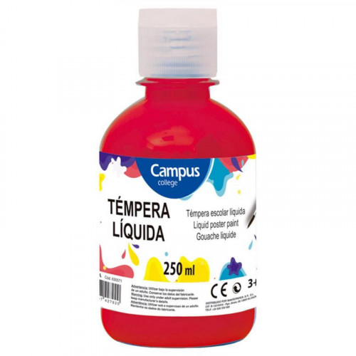 Témpera Campus 250 g Rojo