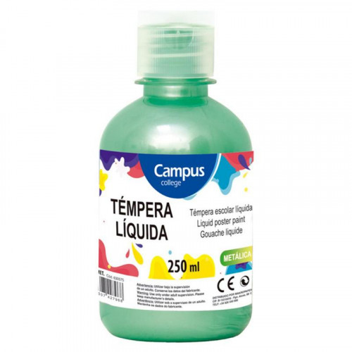 Témpera Campus 250 gramos Metal Verde