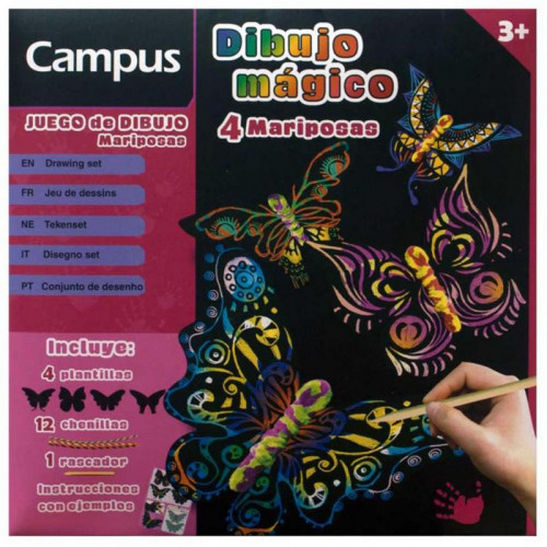 Lámina de Dibujo Mágico Mariposa