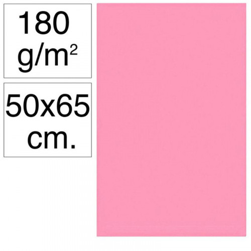 Cartulina 50x65 cm 180 g Rosa Chicle...