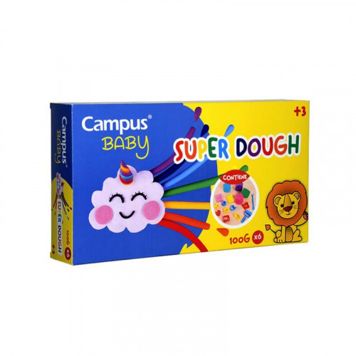 Pasta para Modelar Dough Baby 6x100 g...