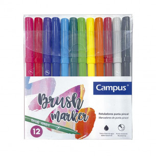 Rotulador Campus Brush 12...
