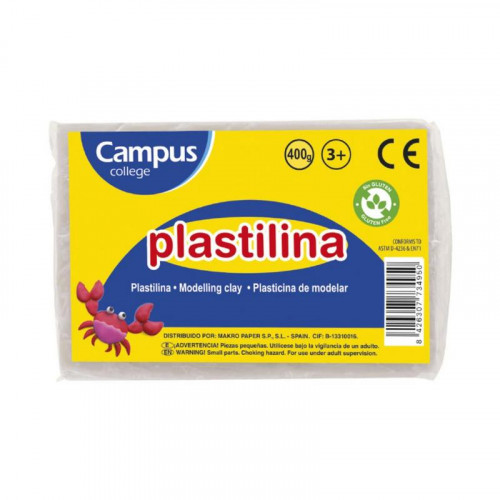 Plastilina Grande 400 g Blanco