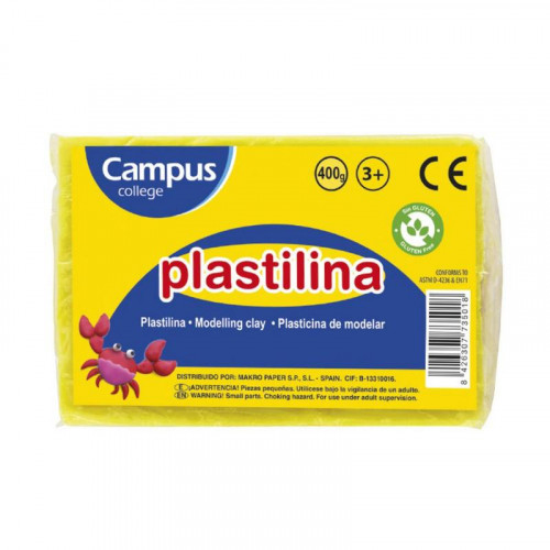 Plastilina Grande 400 g Amarillo